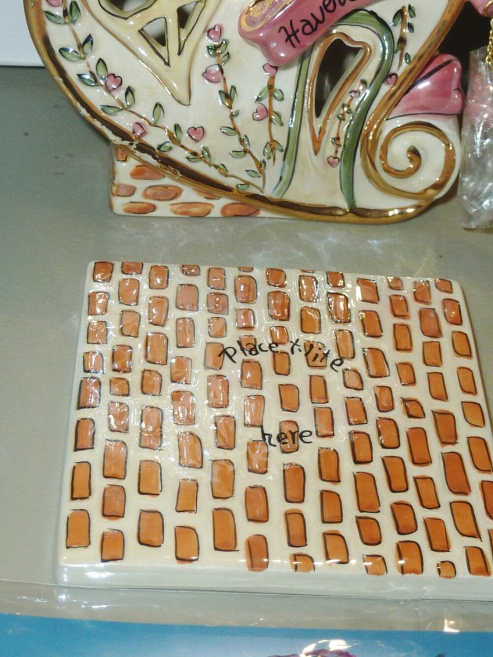 NIB Artist Signed Heather Goldminc Designer Blue Sky Clayworks Haven of Love - Picture 15 of 16